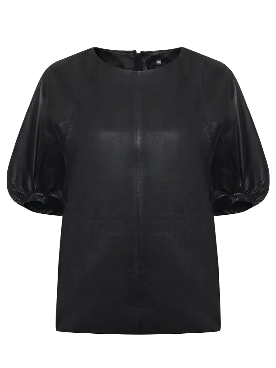 Блуза кожаная