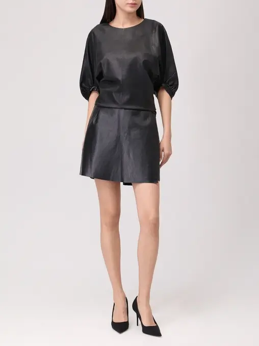 Блуза кожаная RIANI