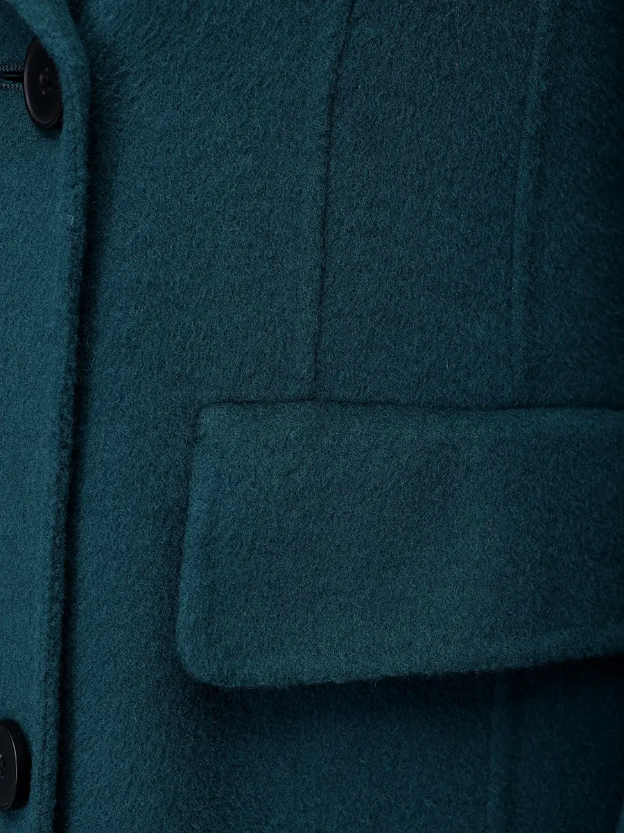 Пальто шерстяное