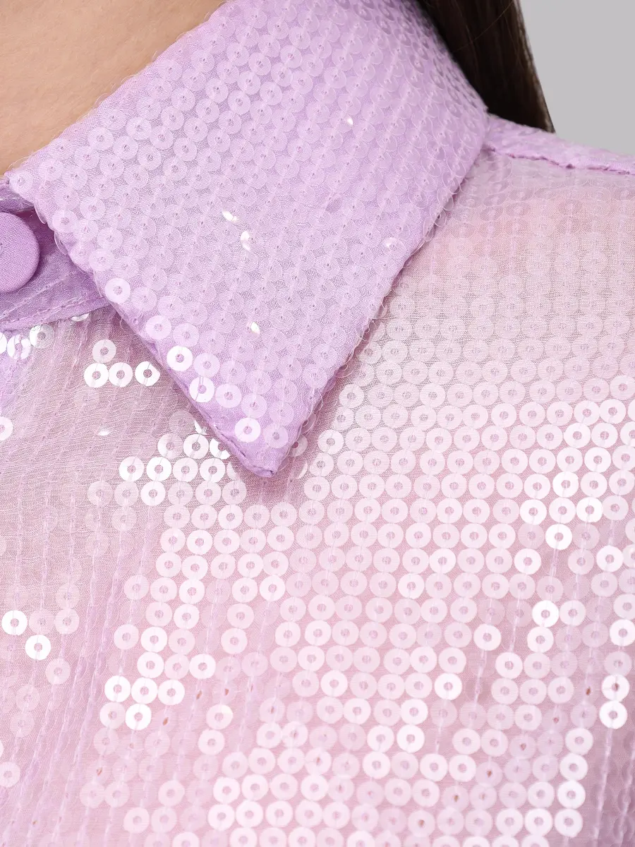 Блуза с пайетками