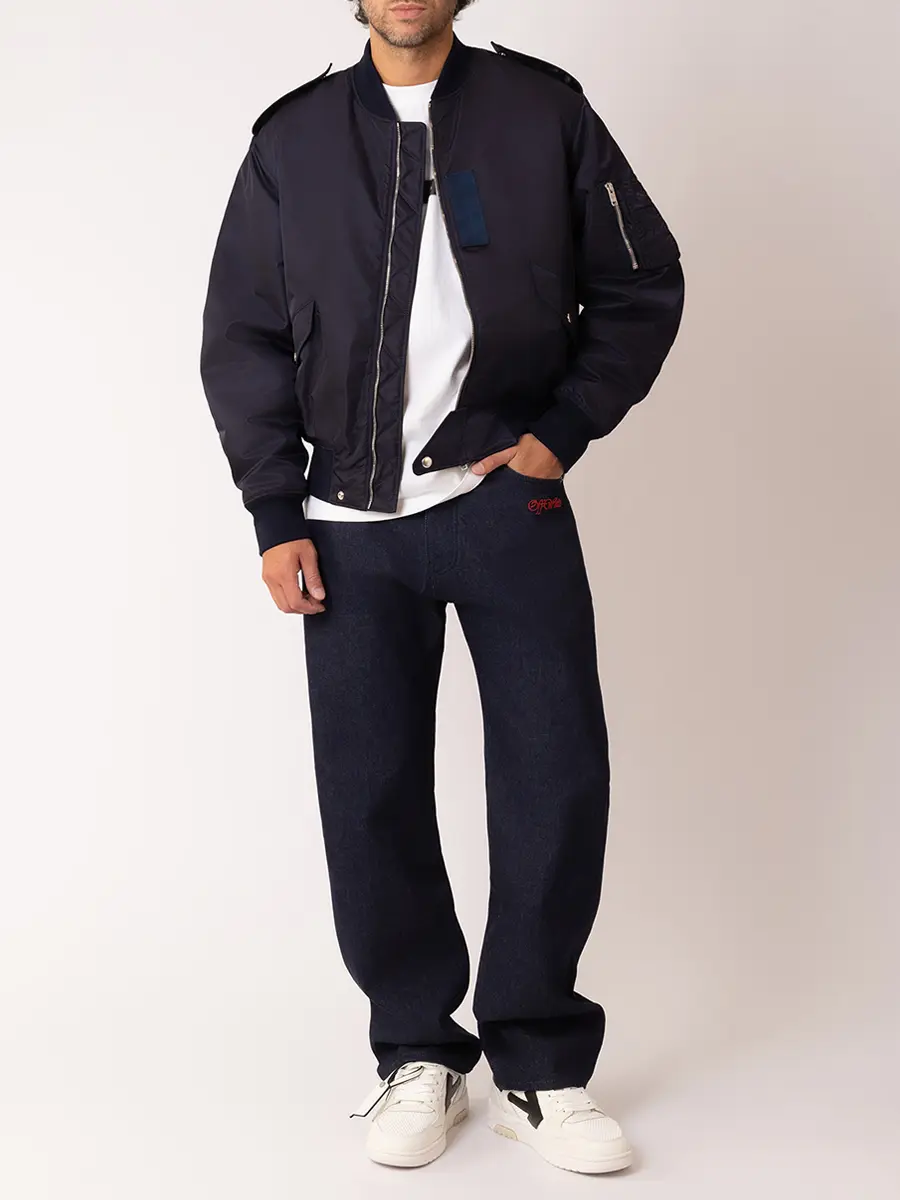 Бомбер однотонный