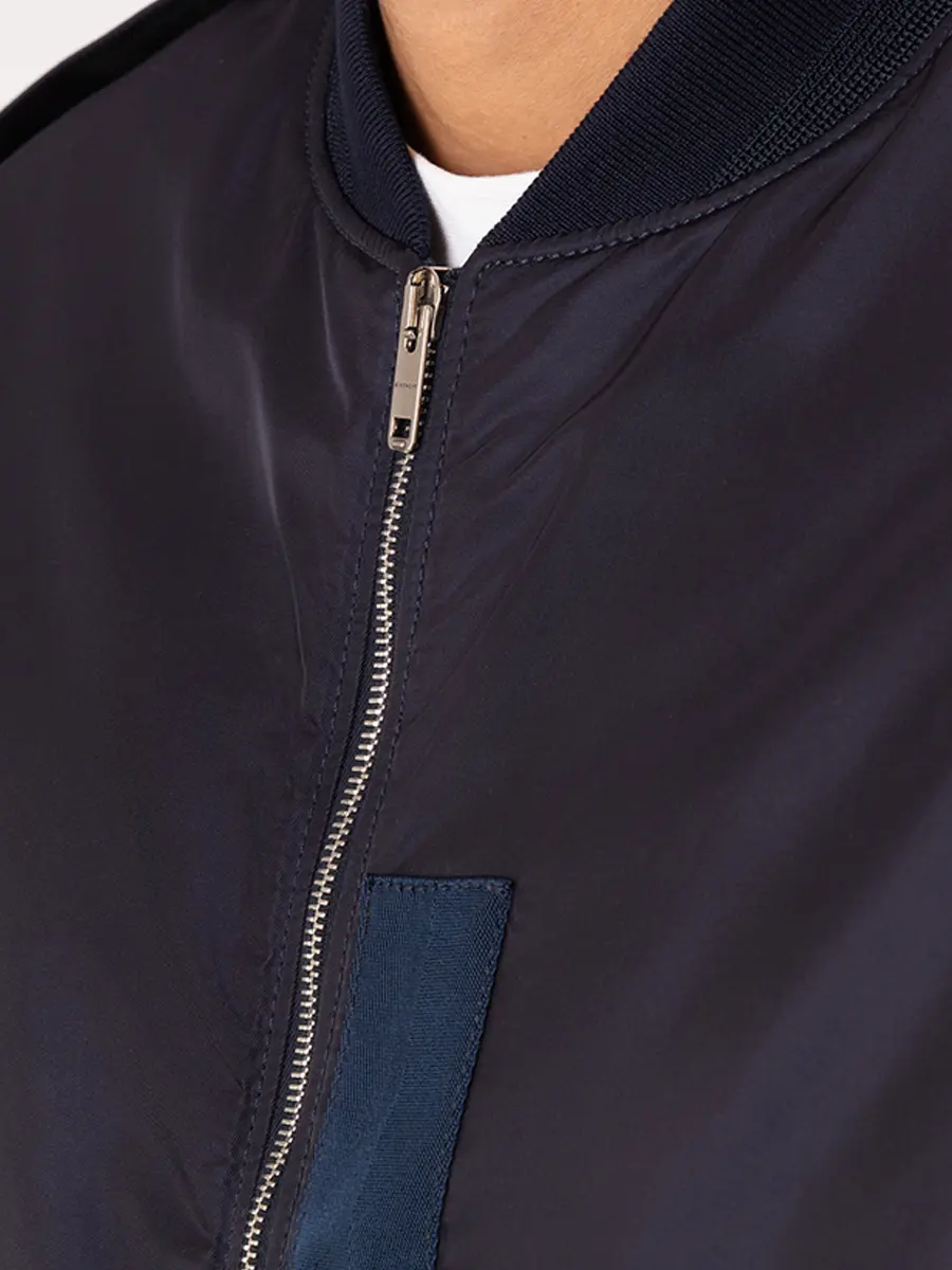 Бомбер однотонный