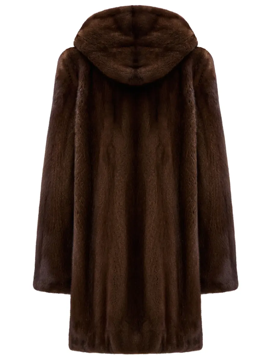 Парка двусторонняя с мехом норки