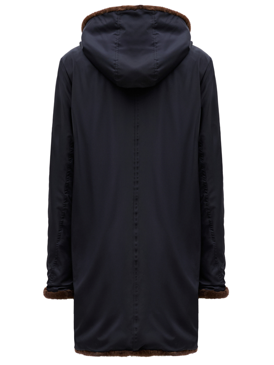 Парка двусторонняя с мехом норки