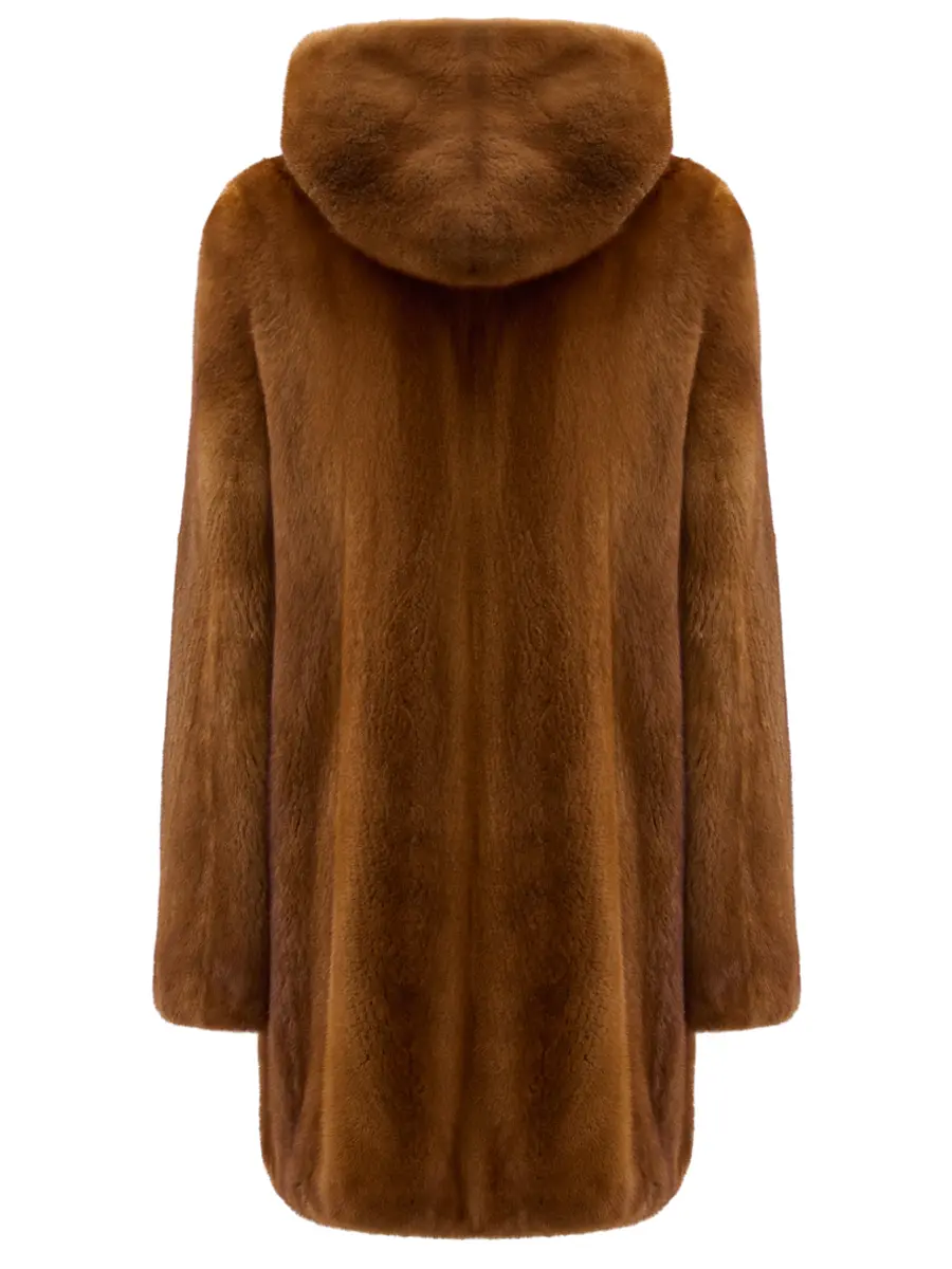 Парка двусторонняя с мехом норки