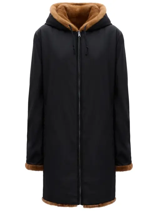 Парка двусторонняя с мехом норки SENCELLERIE