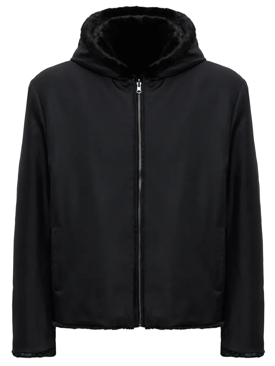 Куртка двусторонняя с мехом норки