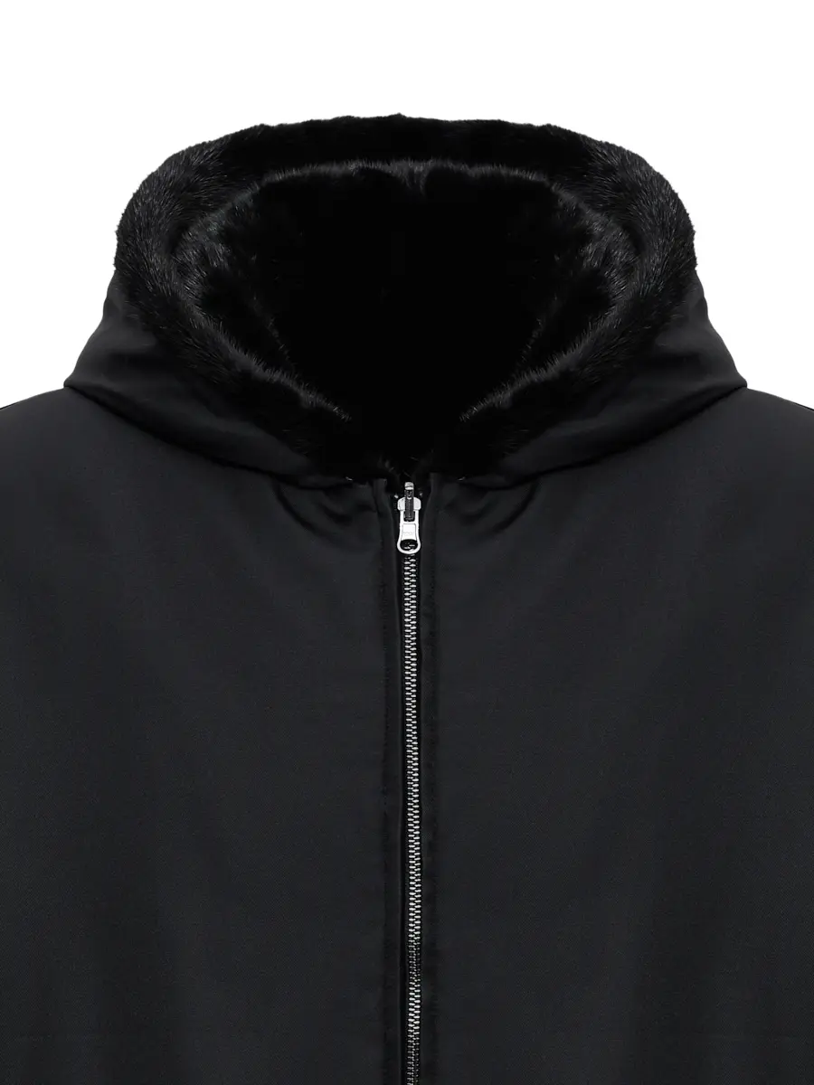 Куртка двусторонняя с мехом норки