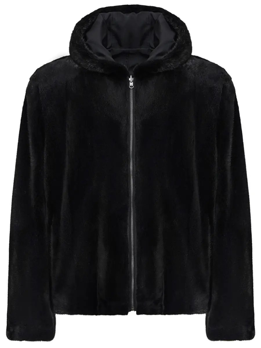 Куртка двусторонняя с мехом норки