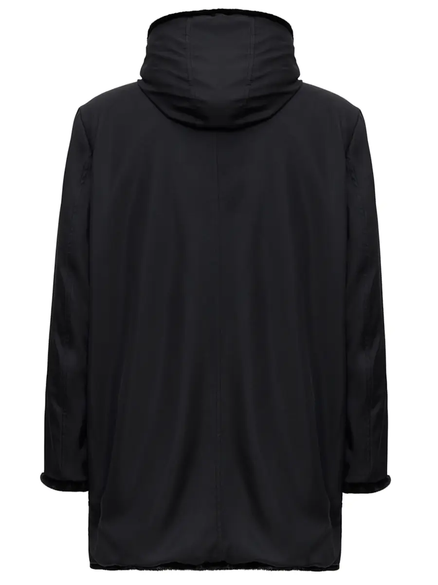 Парка двусторонняя с мехом норки