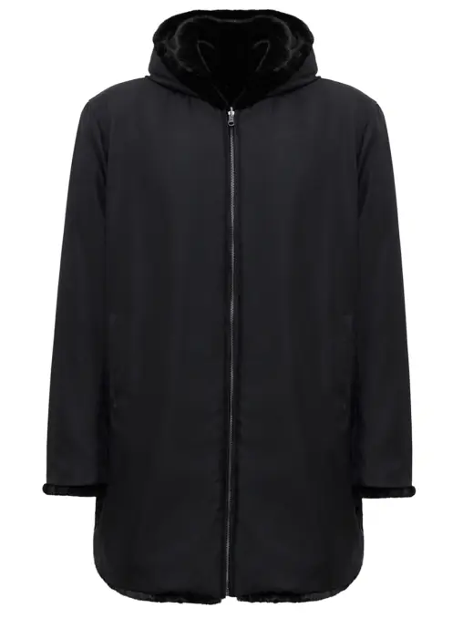 Парка двусторонняя с мехом норки SENCELLERIE