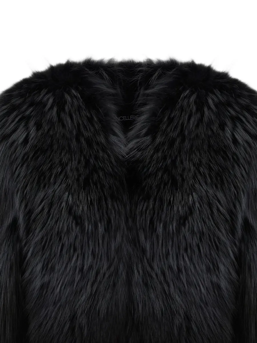 Жакет из меха лисы