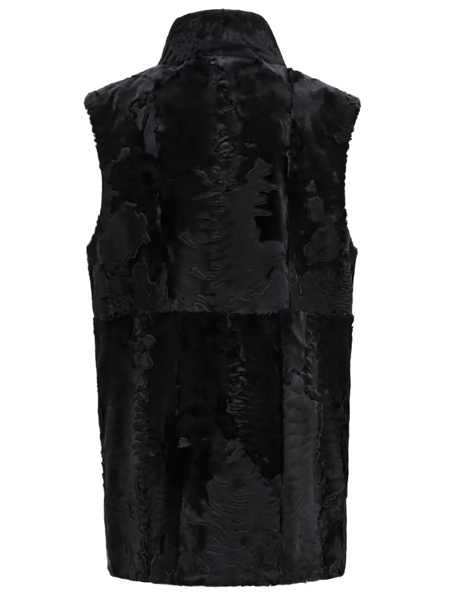Жилет из каракуля