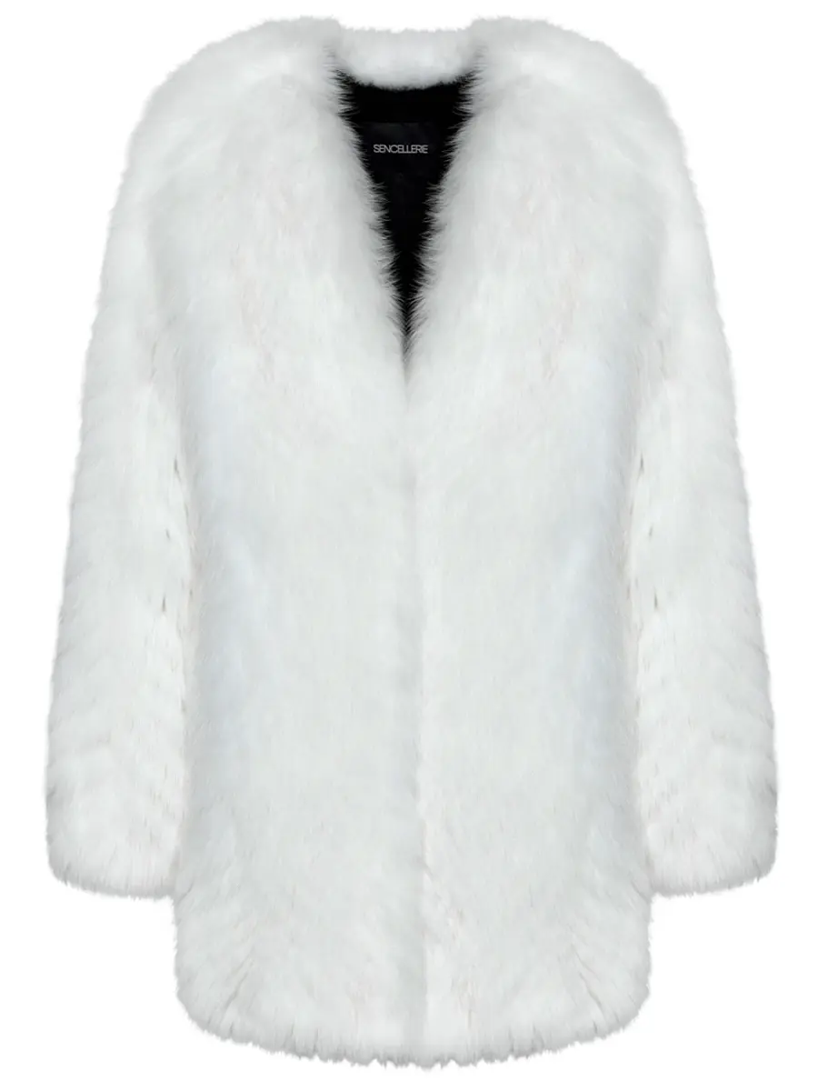 Полушубок из меха лисы