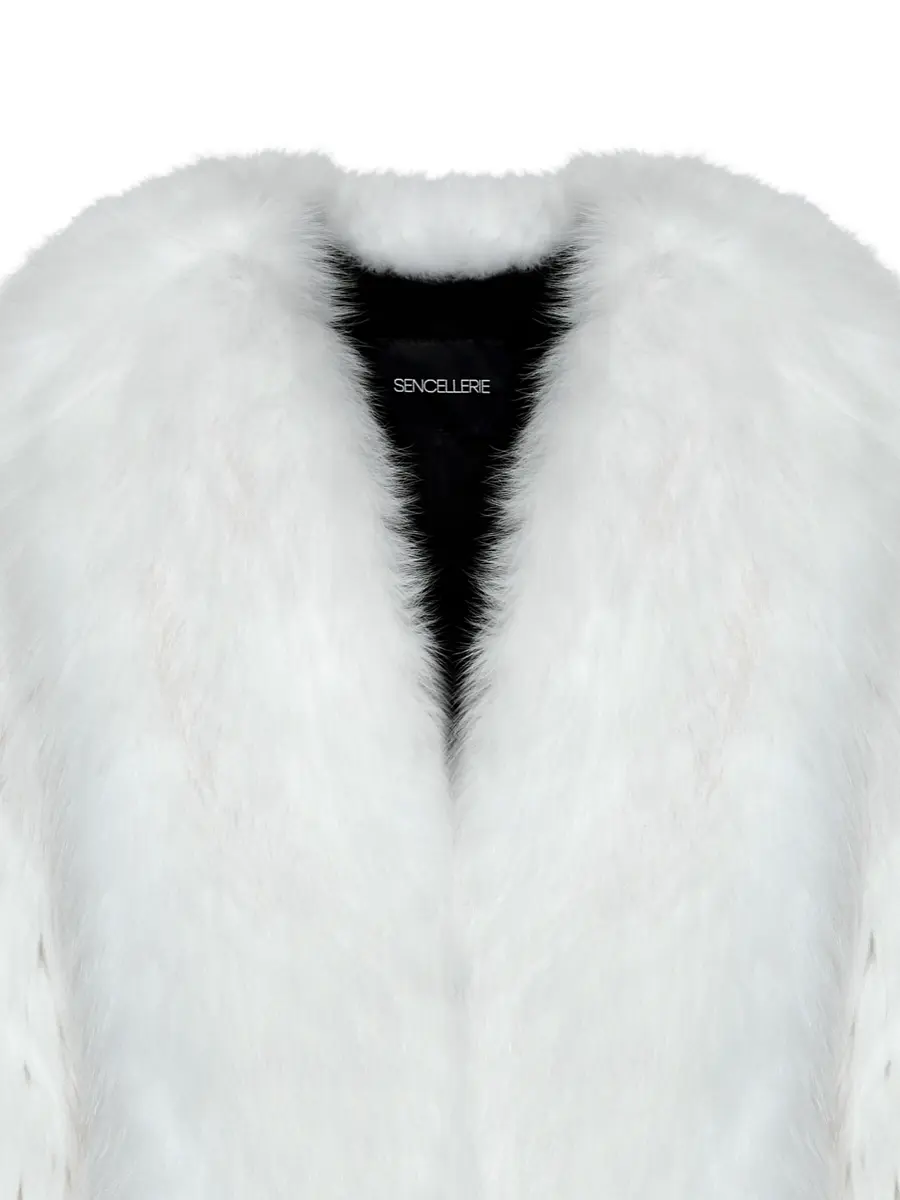 Полушубок из меха лисы