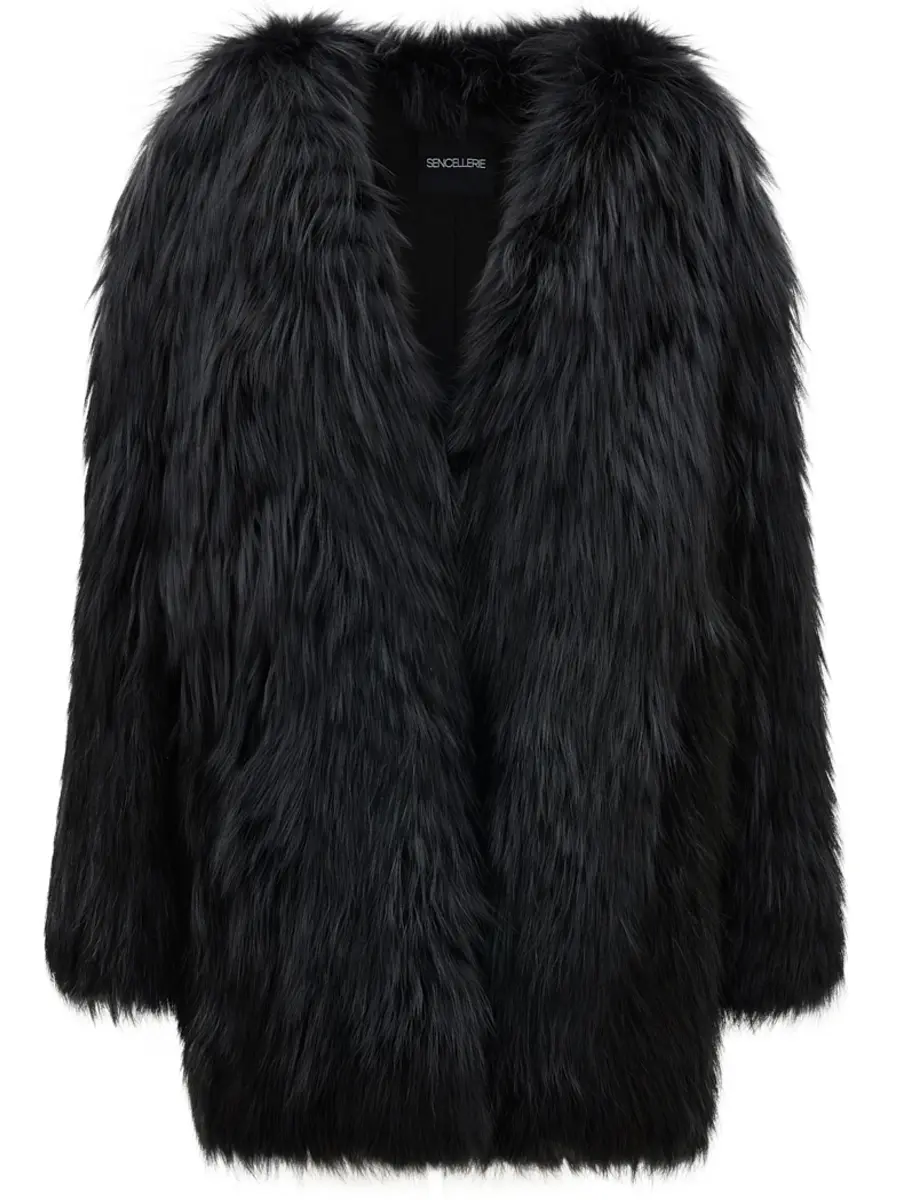 Полушубок из меха лисы