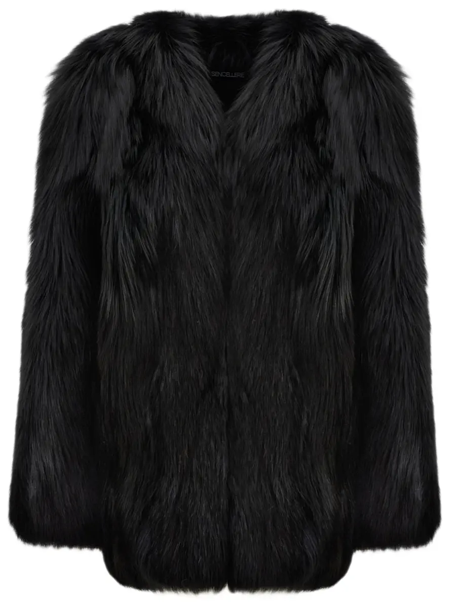 Полушубок из меха лисы