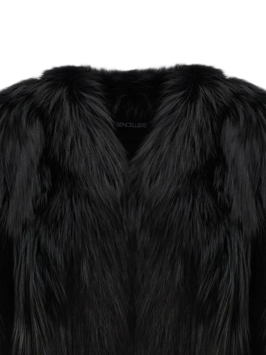 Полушубок из меха лисы