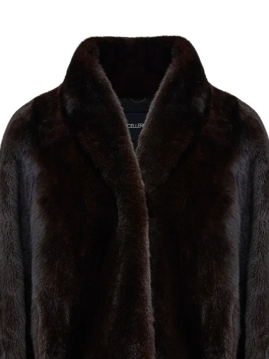 Полушубок норковый