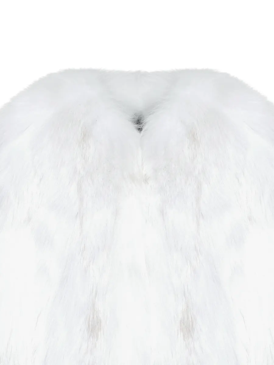 Шуба из меха лисы