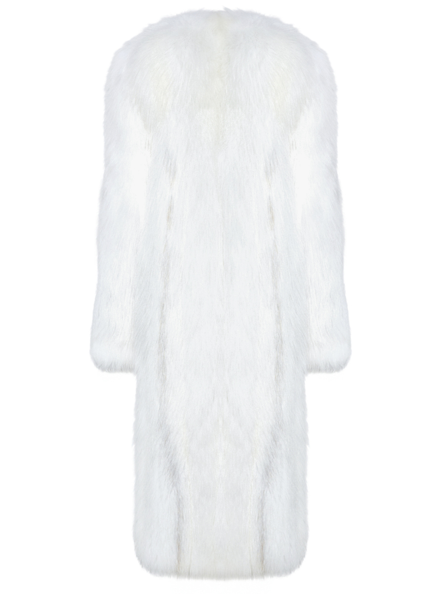 Шуба из меха лисы