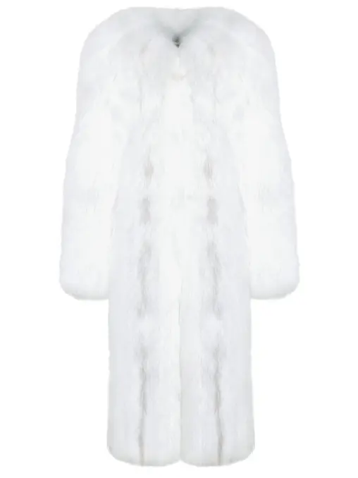 Шуба из меха лисы SENCELLERIE