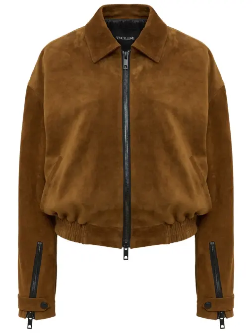 Бомбер замшевый SENCELLERIE