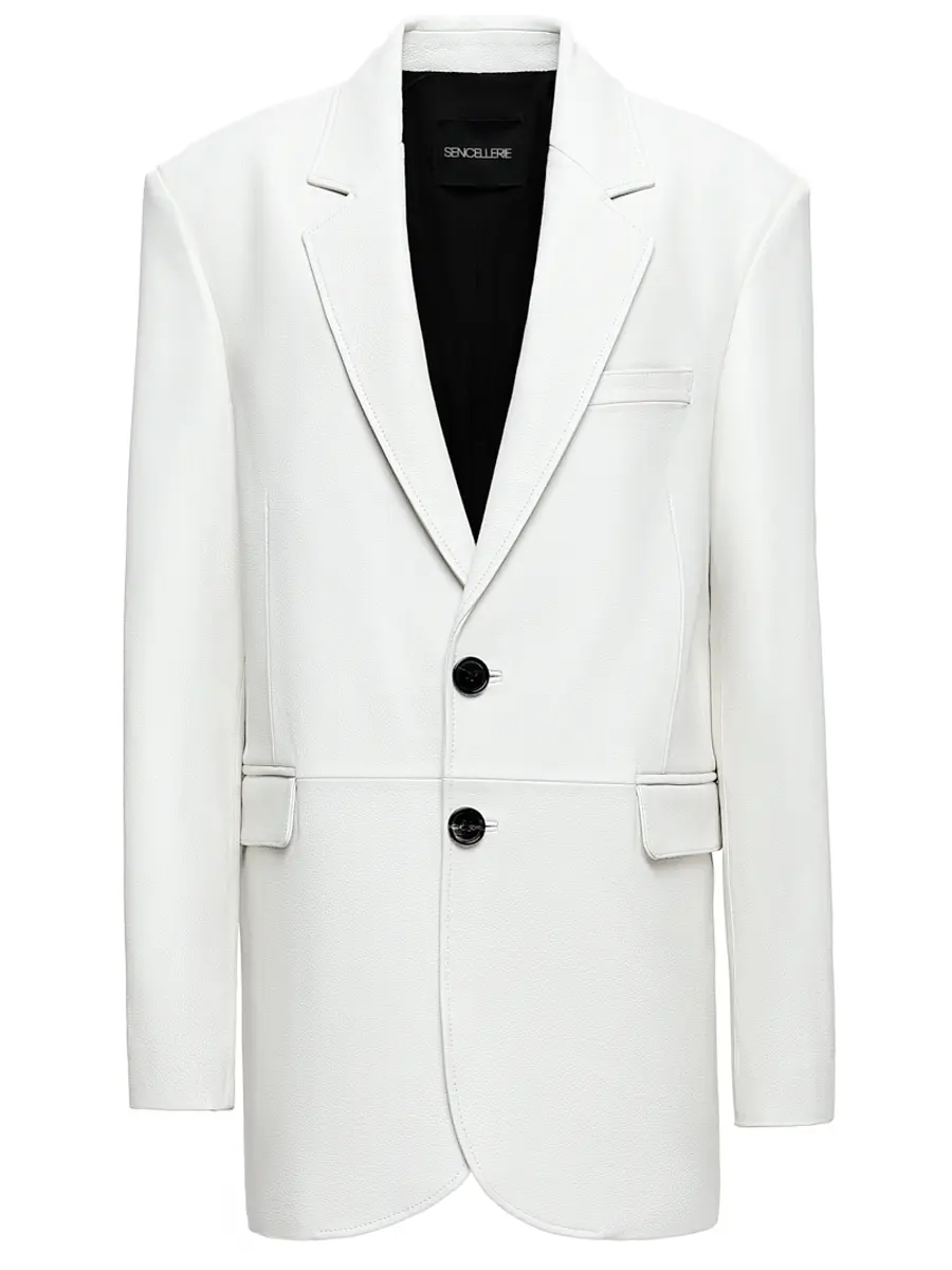 Пиджак кожаный