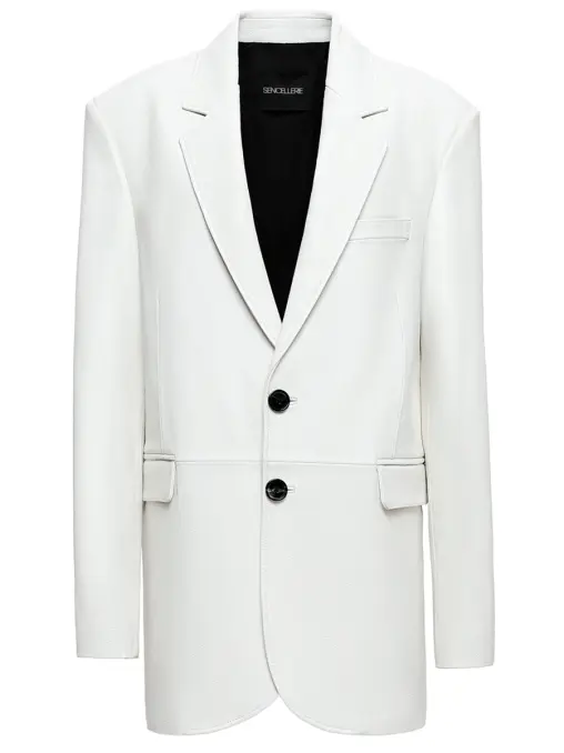 Пиджак кожаный SENCELLERIE