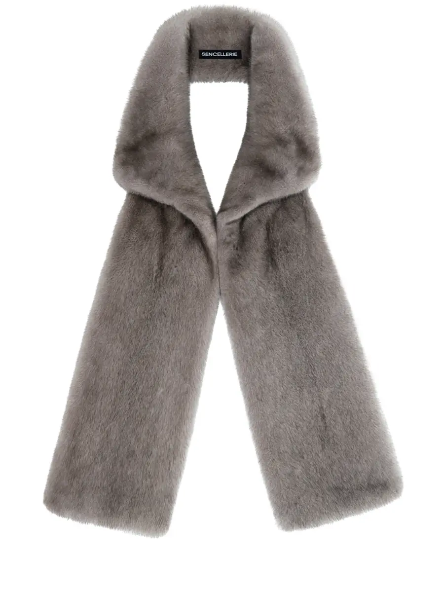 Шарф-стойка норковый