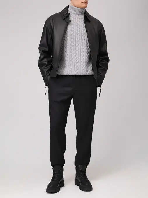 Куртка кожаная KAPSULA