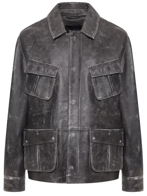 Куртка кожаная KAPSULA