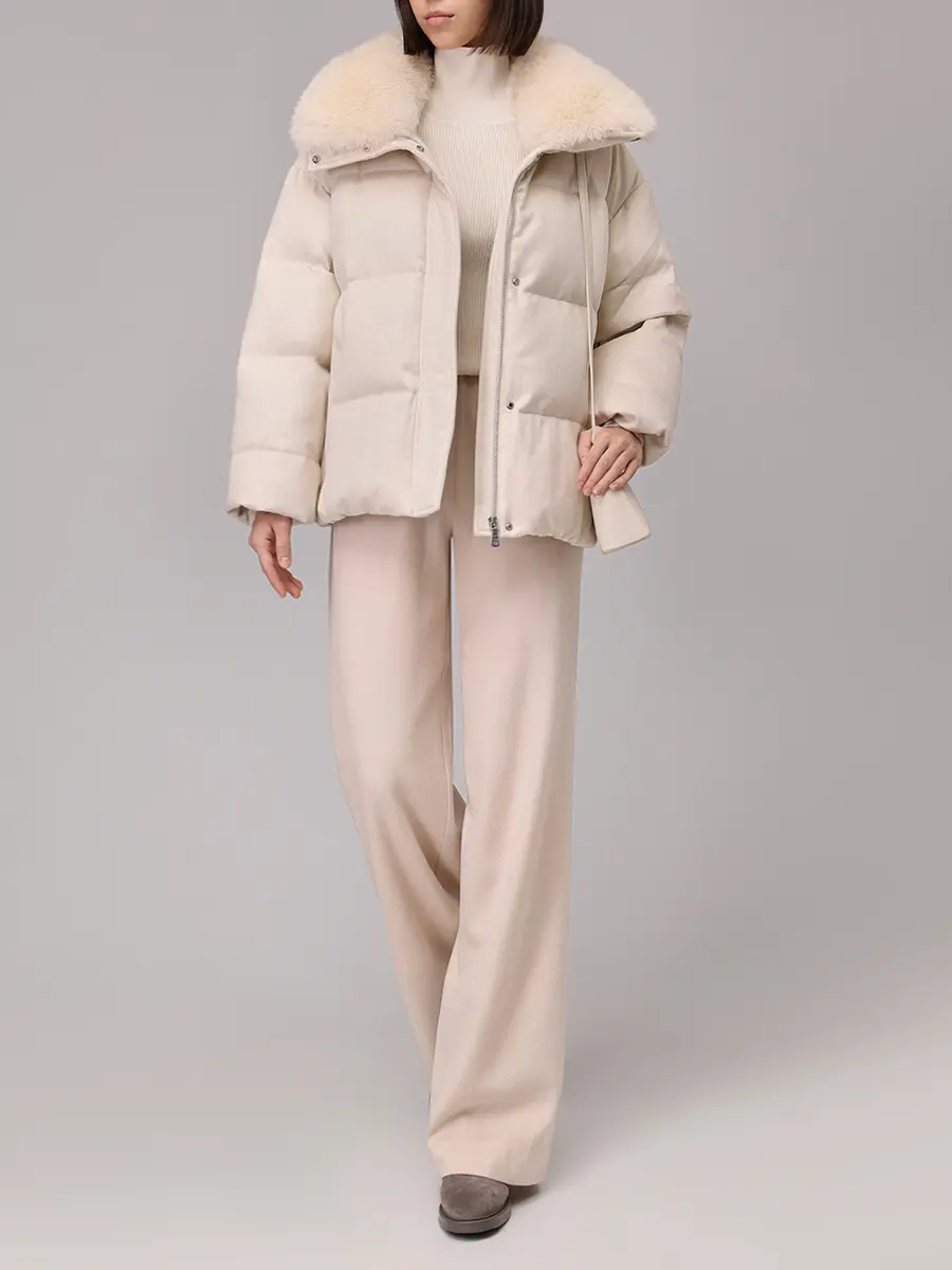 Пуховик стеганый