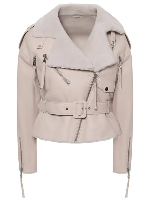 Дубленка однотонная KAPSULA