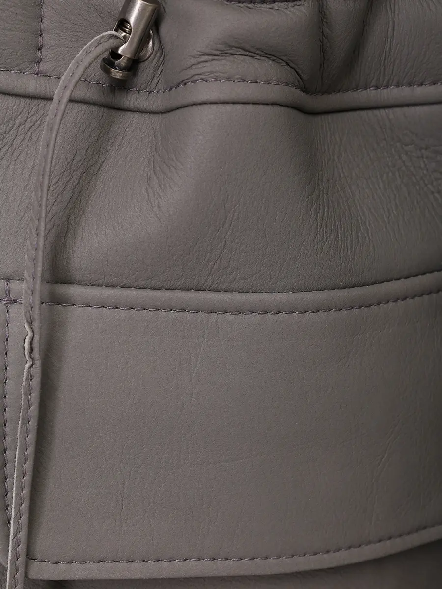 Дубленка однотонная