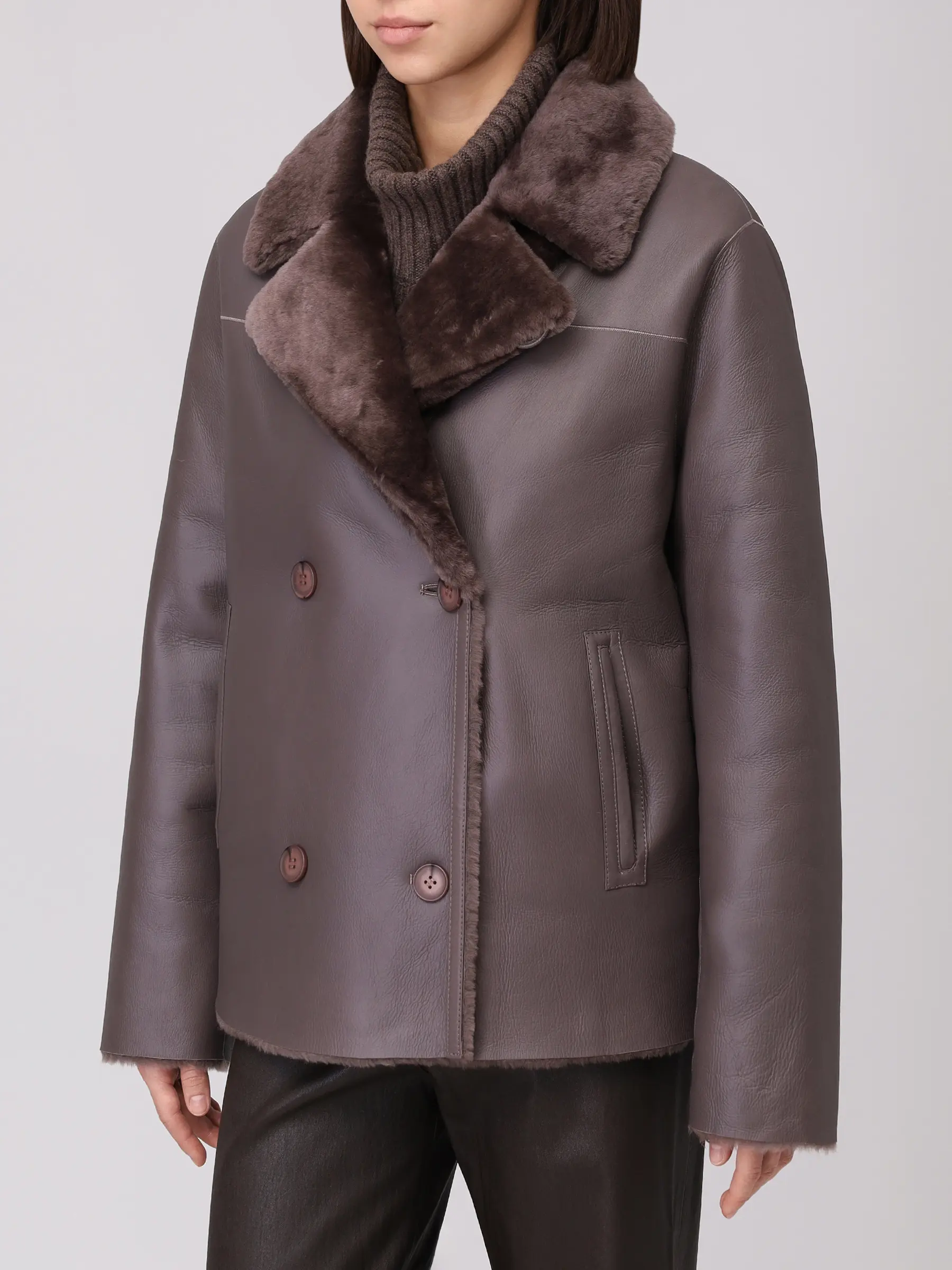 Дубленка двусторонняя