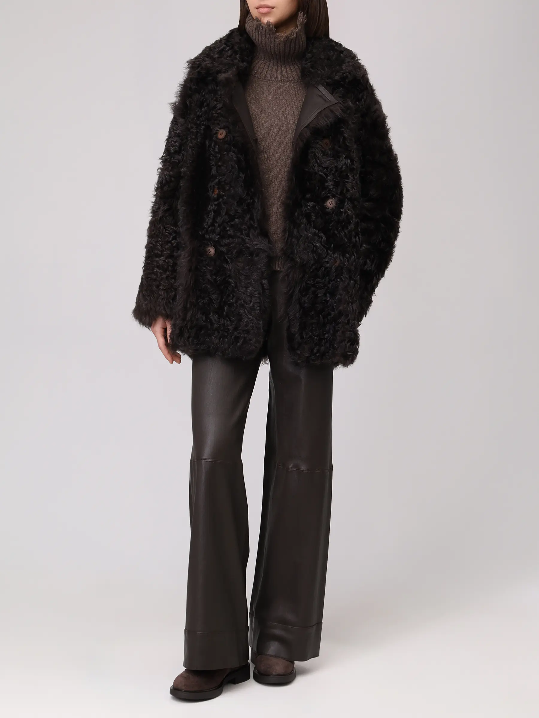 Дубленка двусторонняя