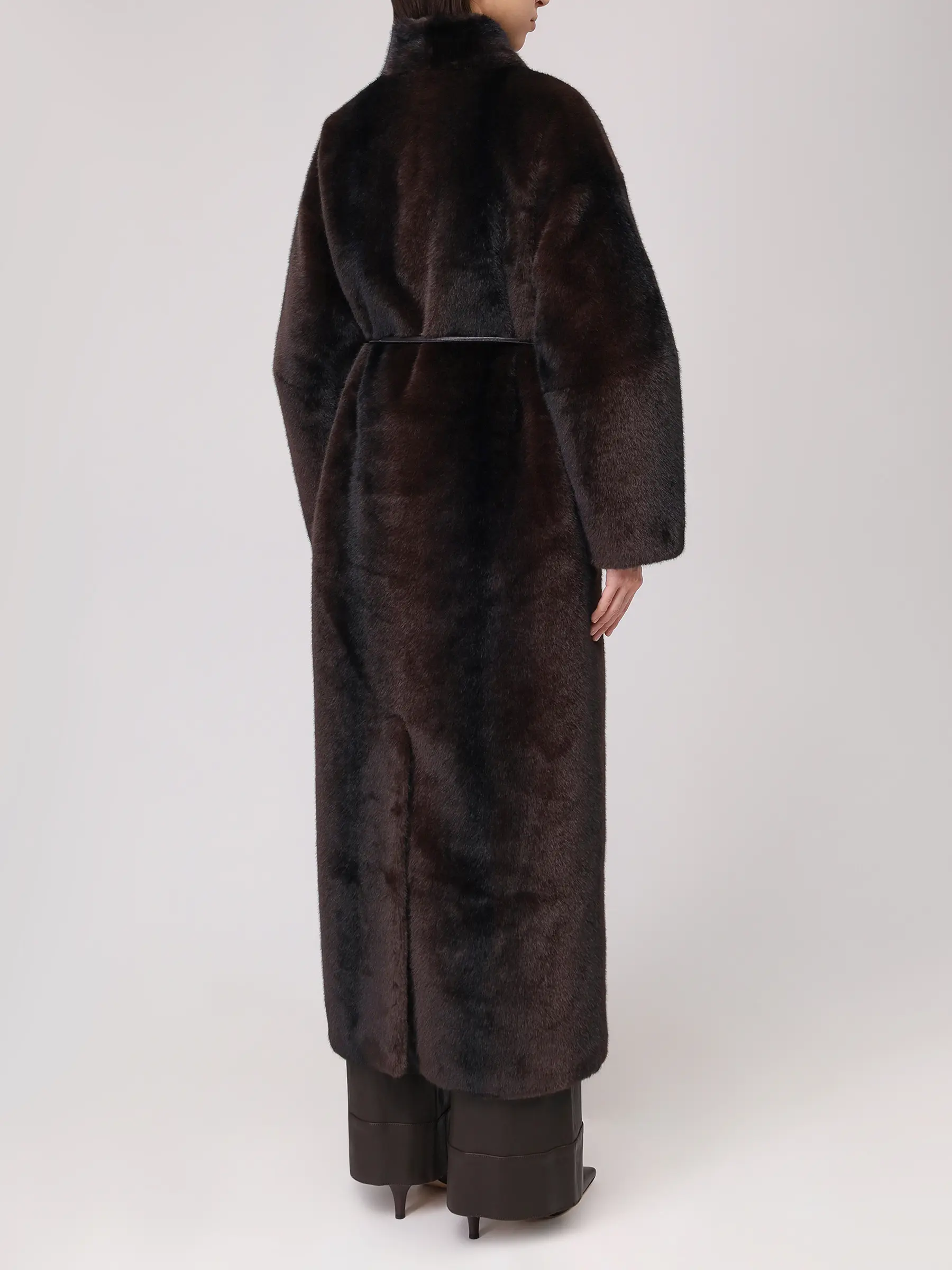 Шуба из экомеха