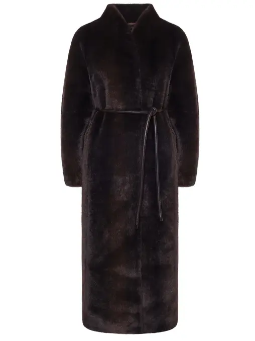 Шуба из экомеха KAPSULA