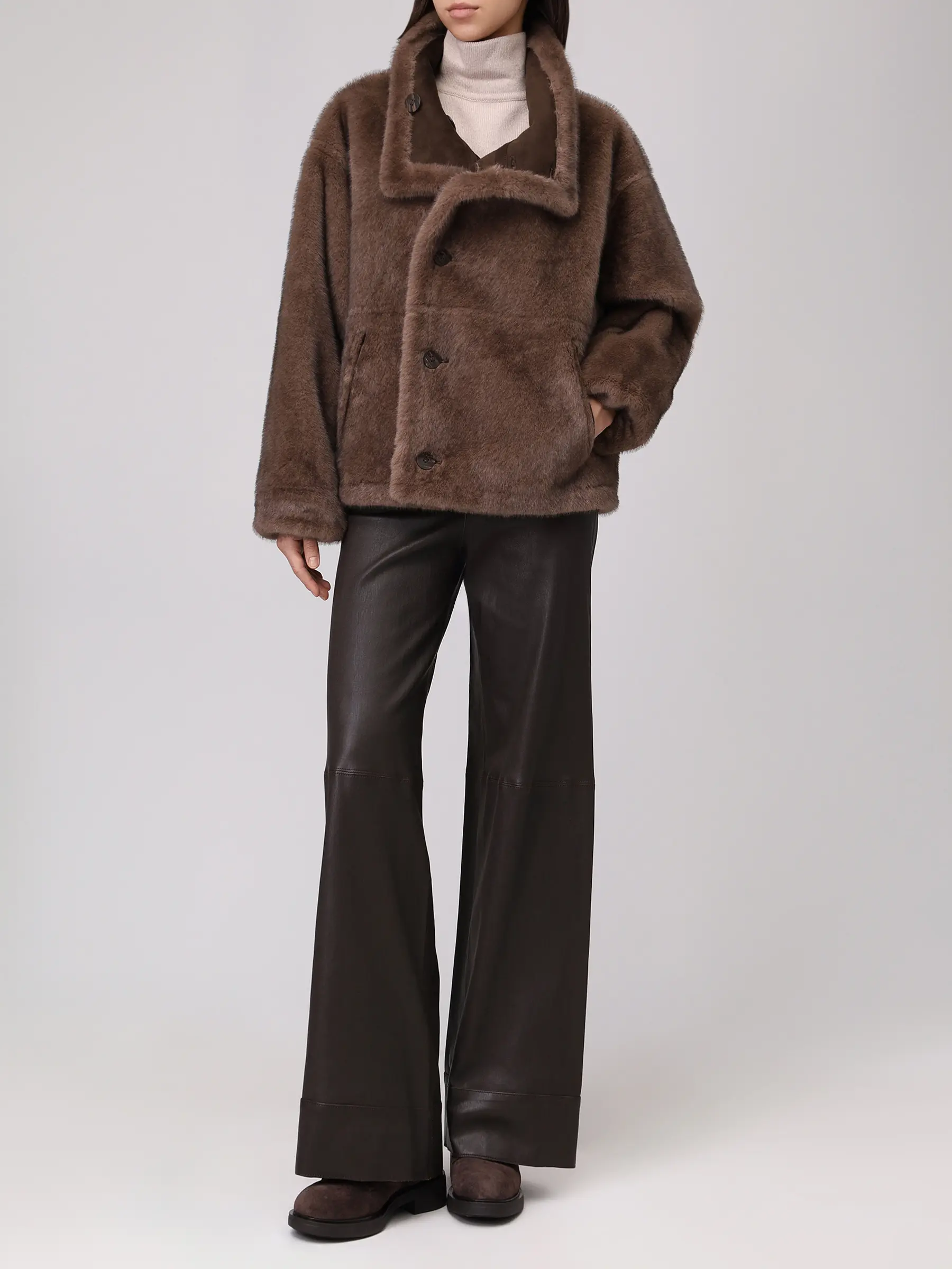 Дубленка двусторонняя