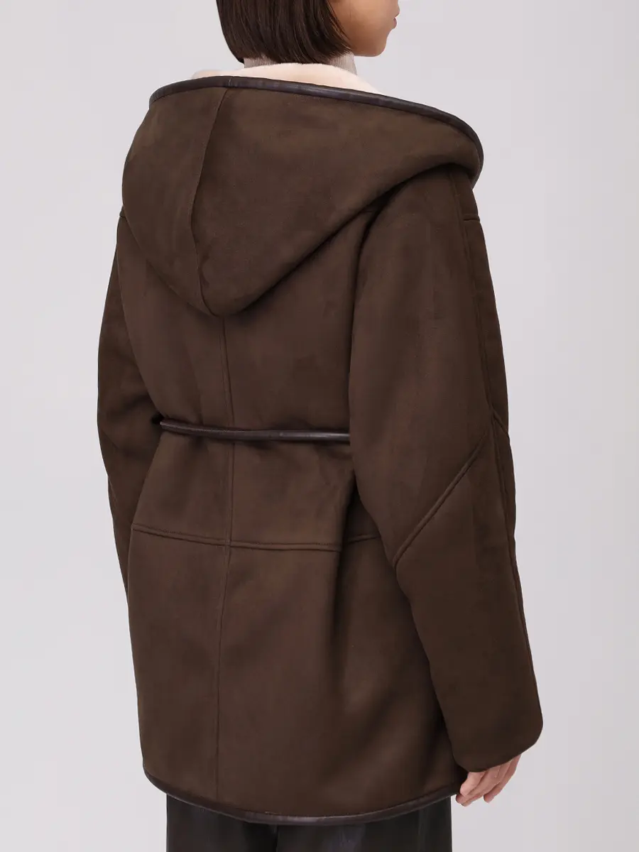 Дубленка комбинированная