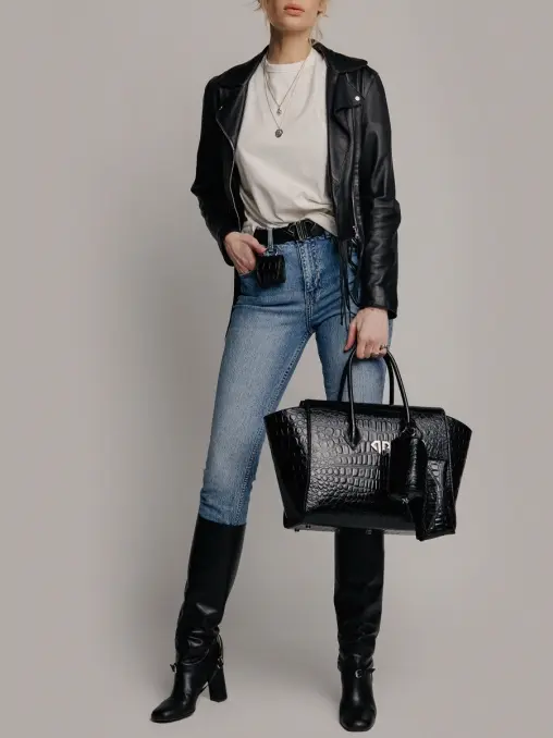 Сумка FULL HOUSE XL кожаная PARS