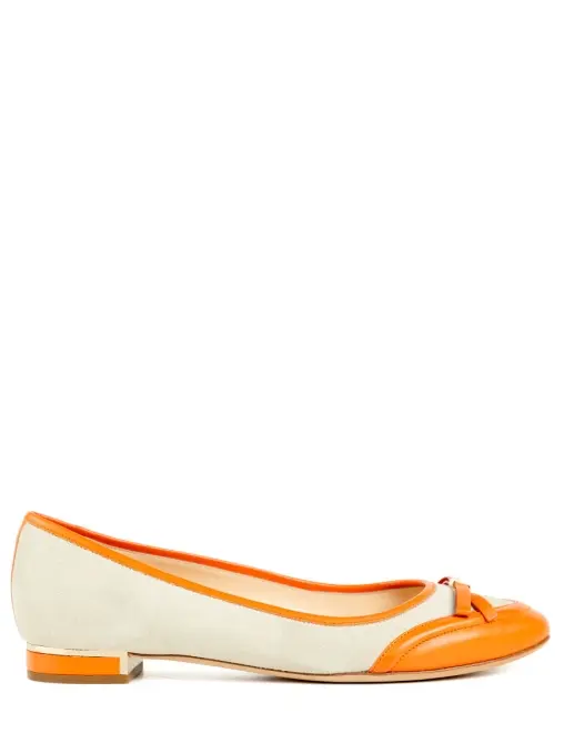 Балетки замшевые TESTONI