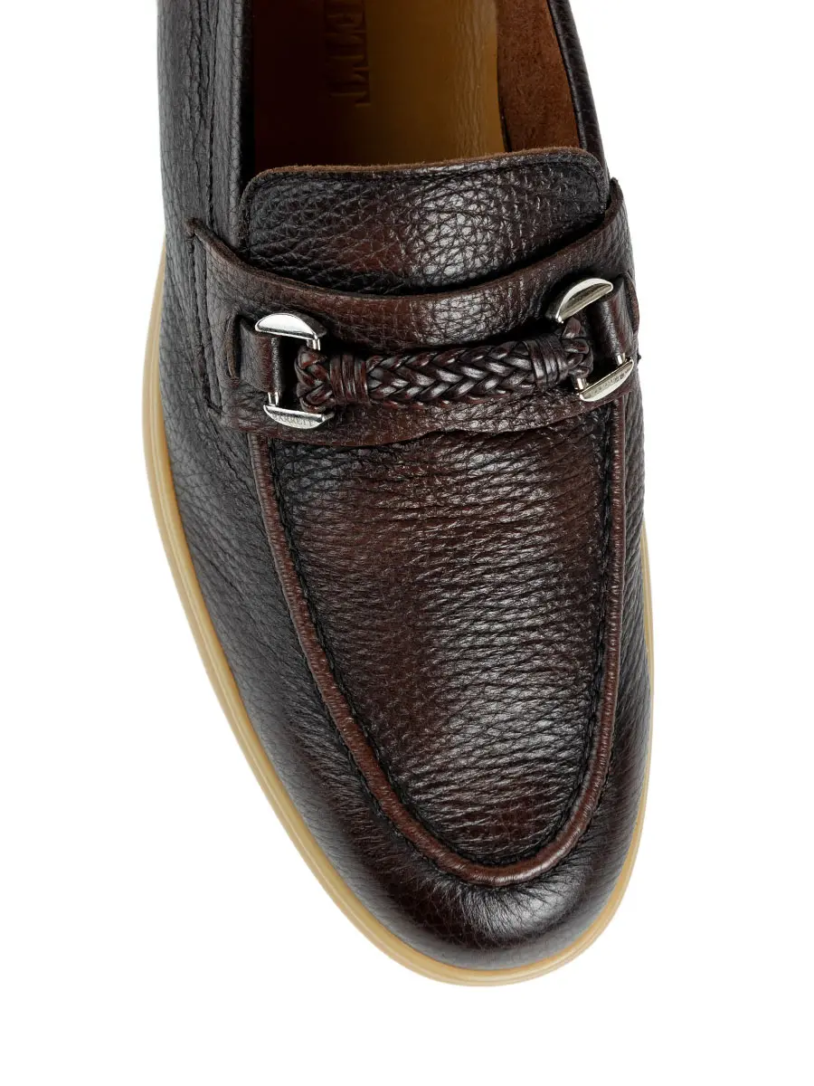 Лоферы кожаные