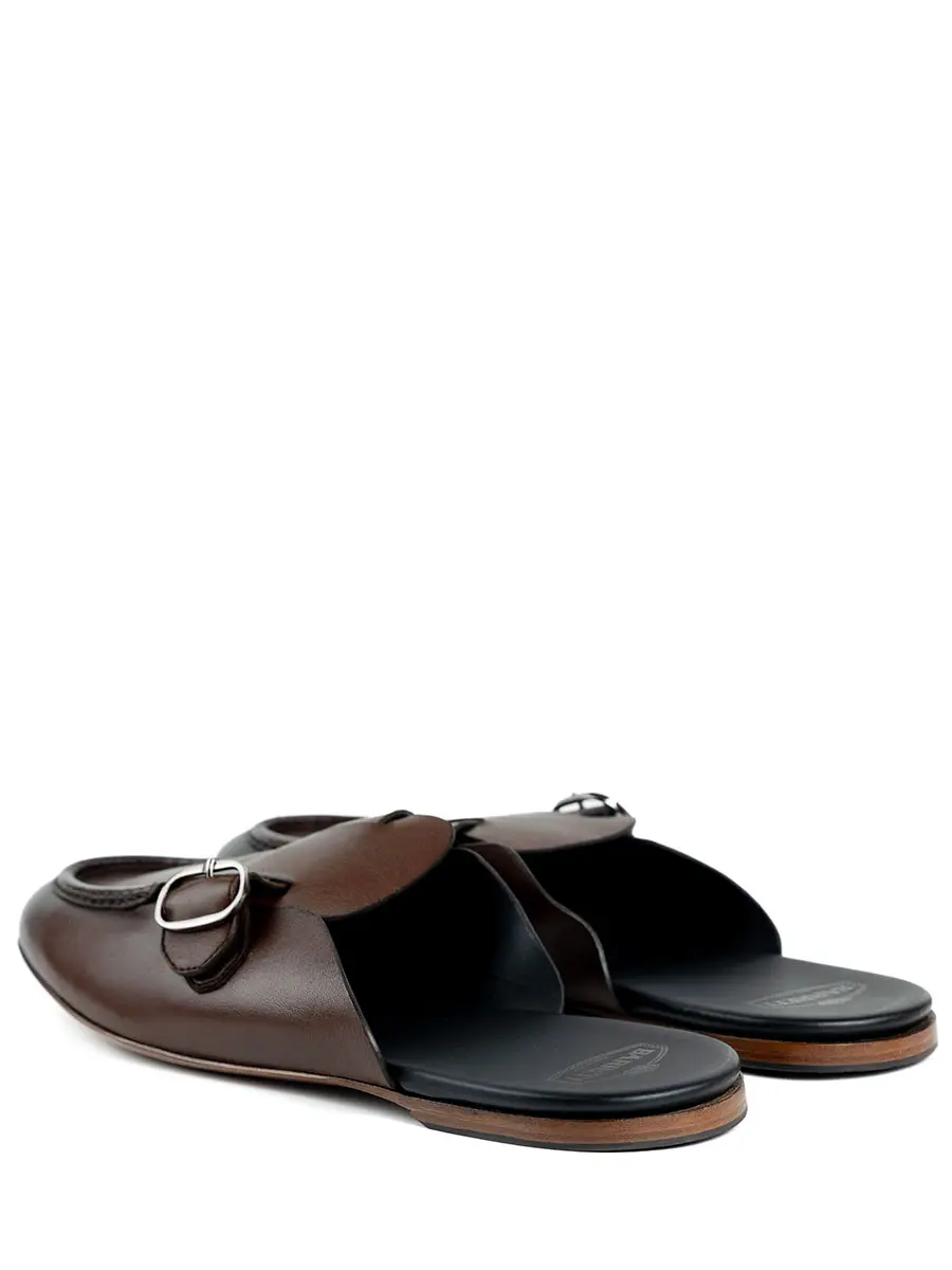 Мюли кожаные