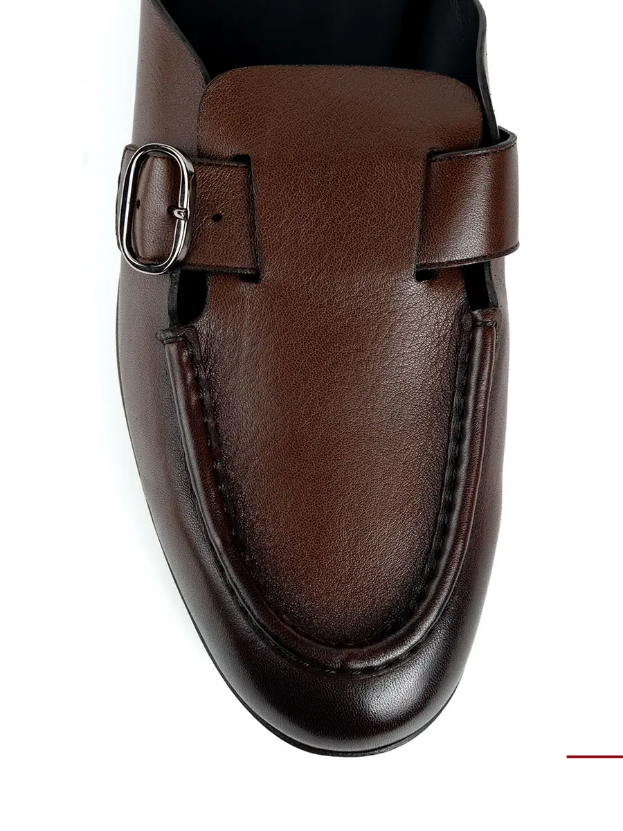 Мюли кожаные