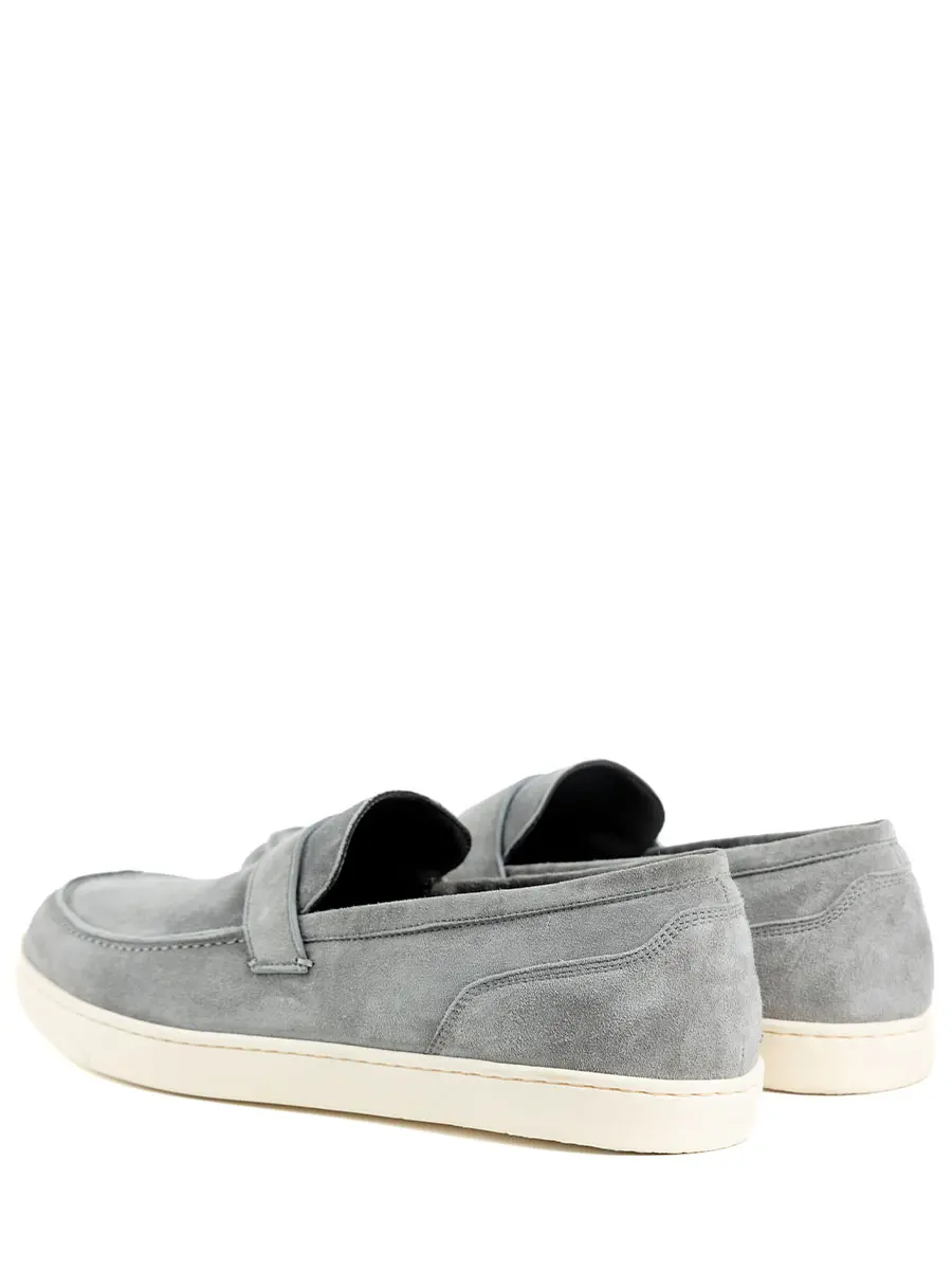 Лоферы замшевые