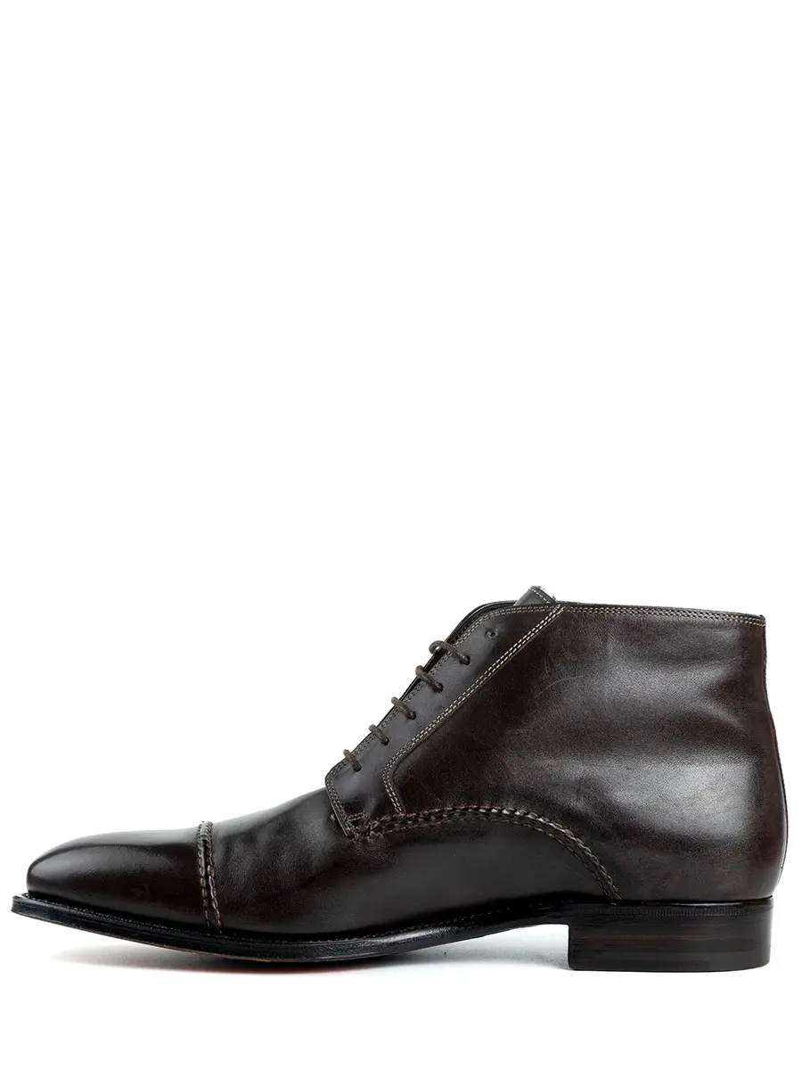 Ботинки кожаные на меху