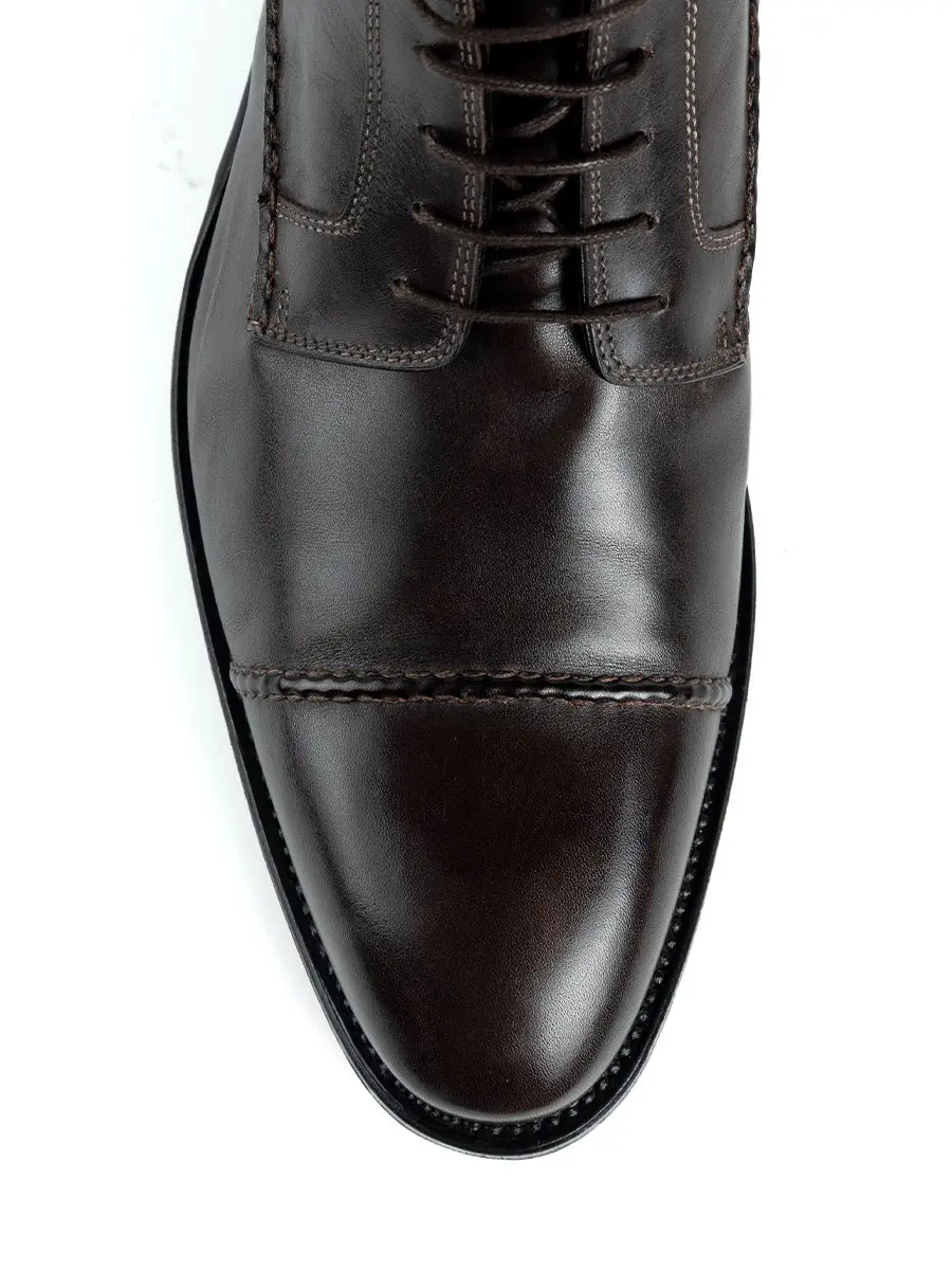 Ботинки кожаные на меху