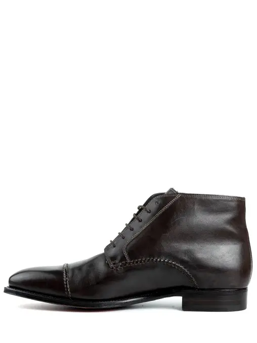 Ботинки кожаные на меху BRIONI